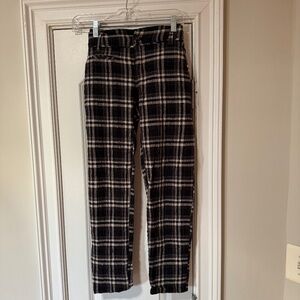 Free People Size 2 Plaid Pants